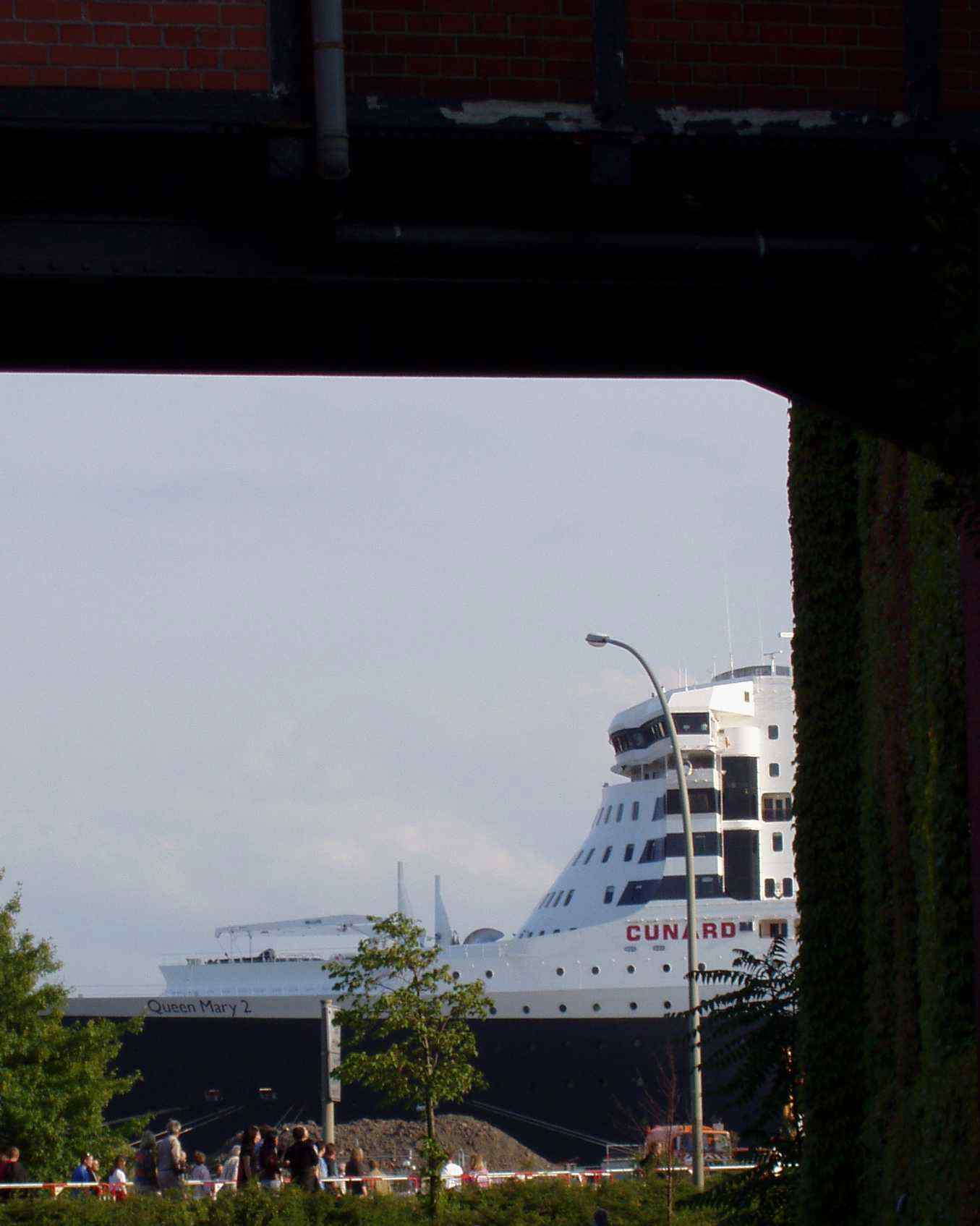 Queen Mary 2 from Cunard at Hamburg
