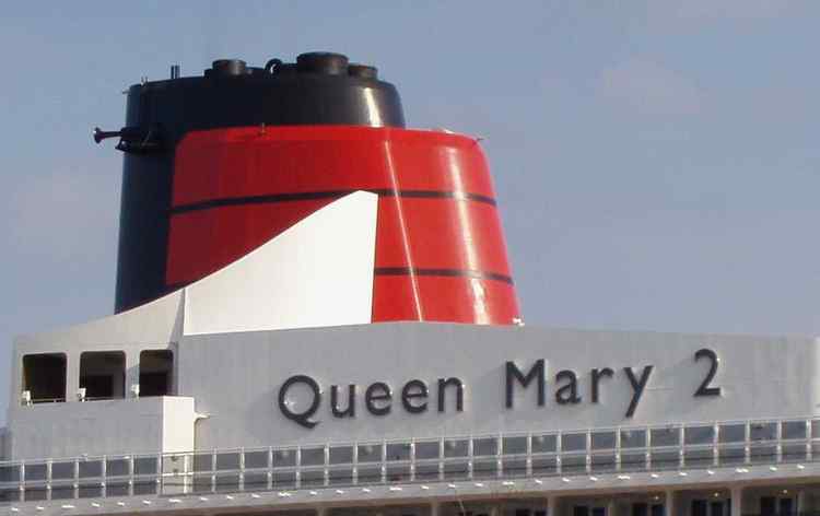 Queen Mary 2 from Cunard at Hamburg